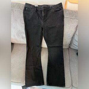 Gap black bootcut jeans